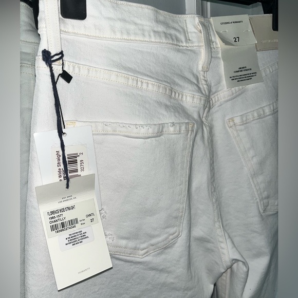 NWT Citizens of Humanity Florence Wide Straight Jeans - Picture 6 of 6